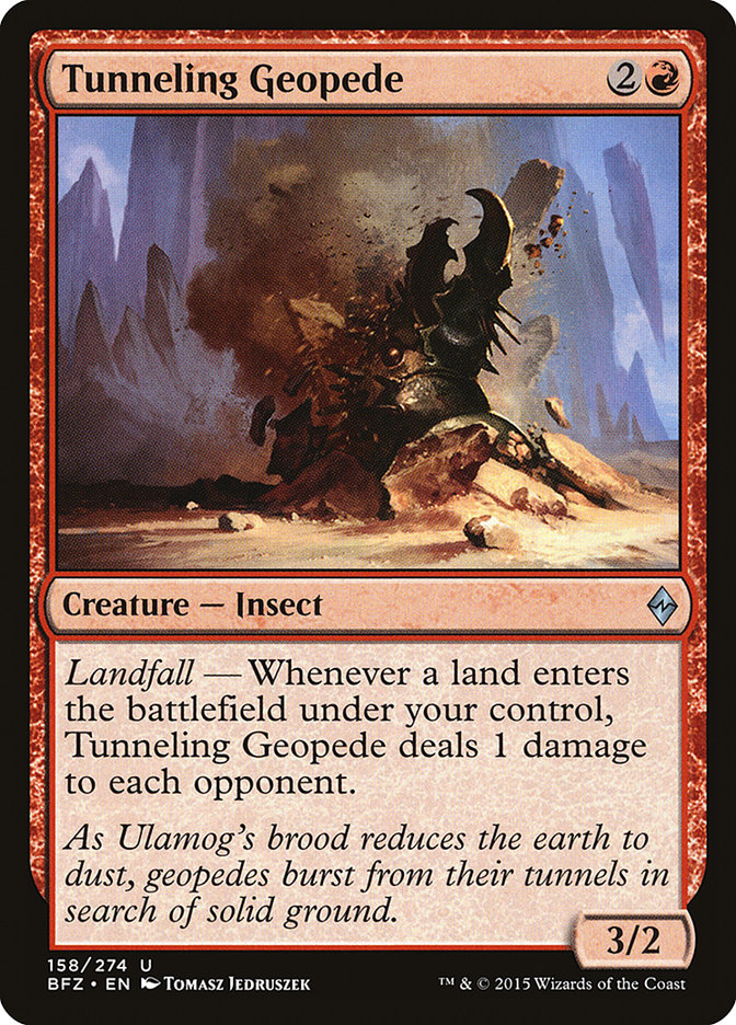 Tunneling Geopede [Battle for Zendikar] | Game Haven TX