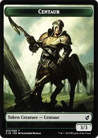 Centaur // Egg Double-sided Token [Commander 2019 Tokens] | Game Haven TX