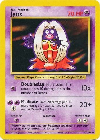 Jynx (31/102) [Base Set Unlimited] | Game Haven TX