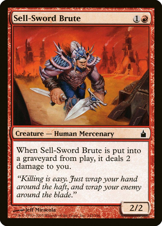 Sell-Sword Brute [Ravnica: City of Guilds] | Game Haven TX