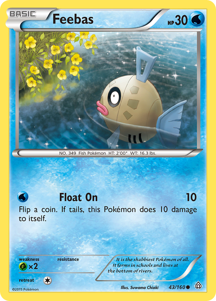 Feebas (43/160) [XY: Primal Clash] | Game Haven TX