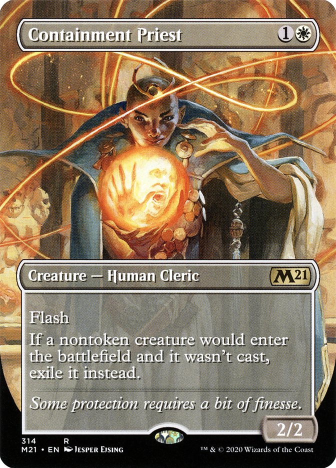 Containment Priest (Borderless) [Core Set 2021] | Game Haven TX