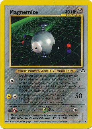 Magnemite (26/75) [Neo Discovery Unlimited] | Game Haven TX