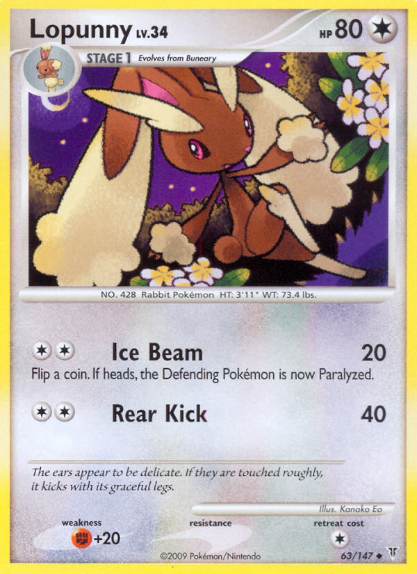 Lopunny (63/147) [Platinum: Supreme Victors] | Game Haven TX