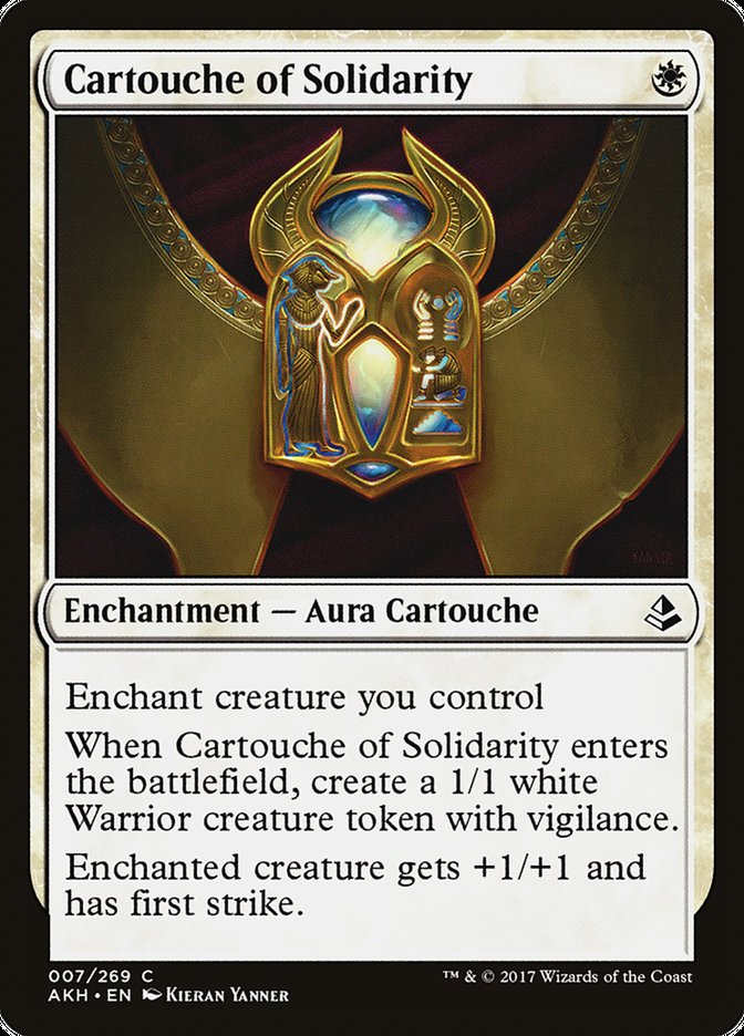 Cartouche of Solidarity [Amonkhet] | Game Haven TX