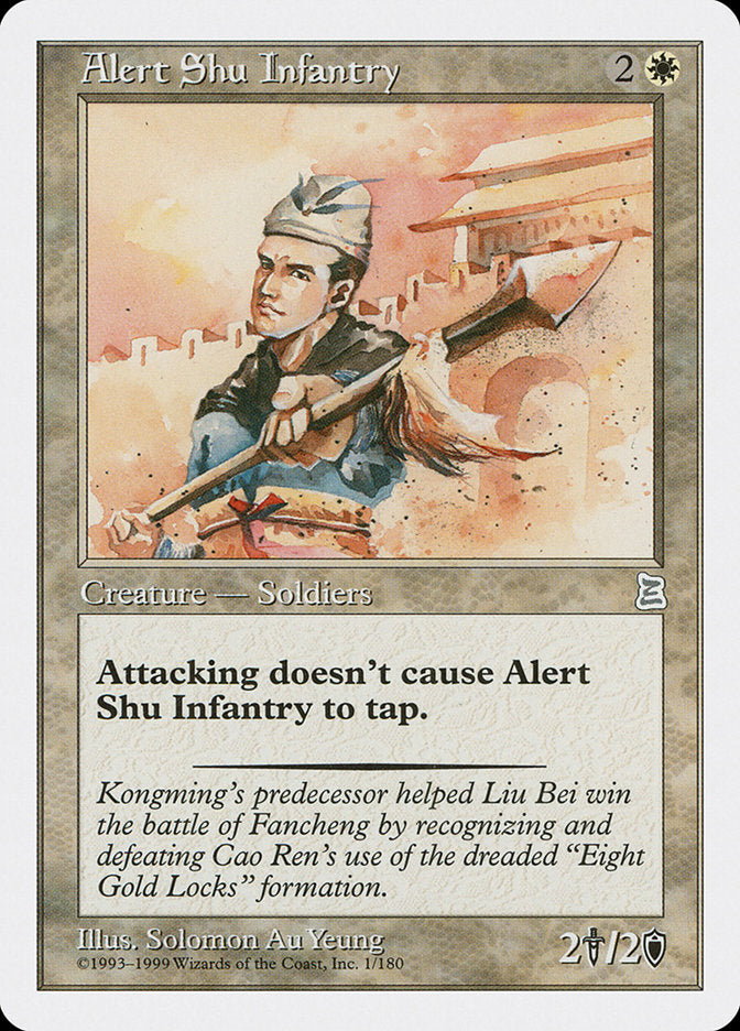 Alert Shu Infantry [Portal Three Kingdoms] | Game Haven TX