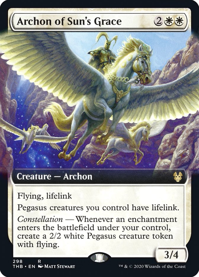 Archon of Sun's Grace (Extended Art) [Theros Beyond Death] | Game Haven TX
