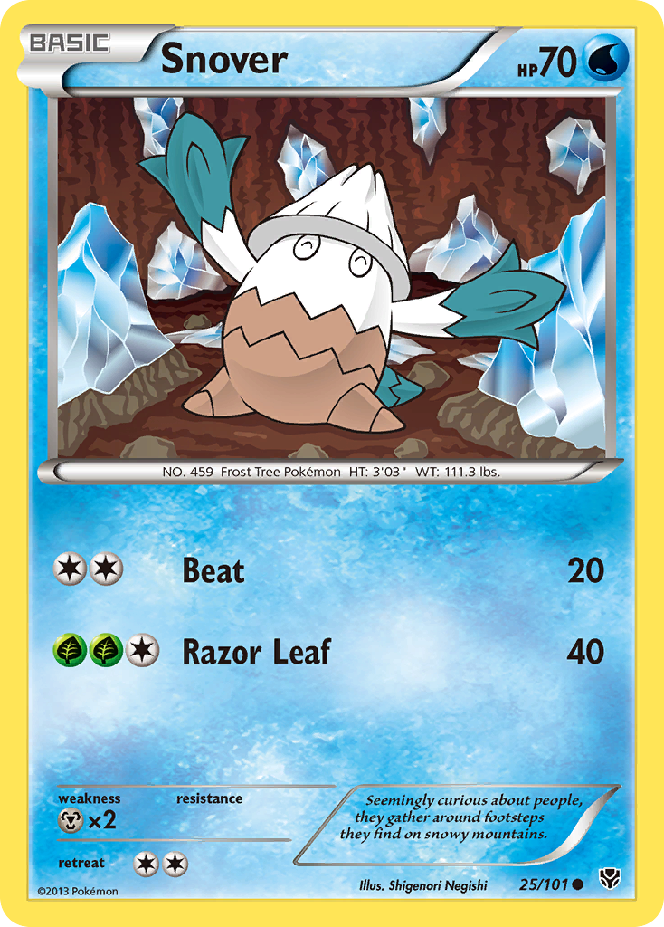 Snover (25/101) [Black & White: Plasma Blast] | Game Haven TX