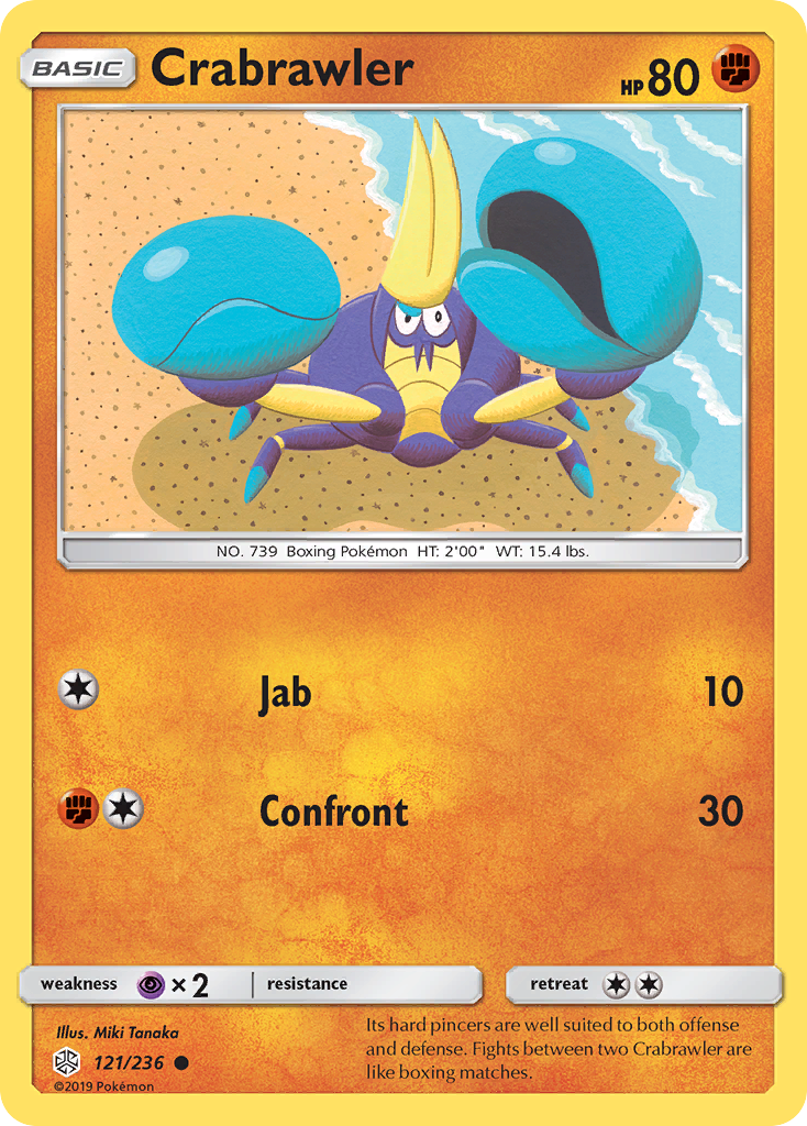 Crabrawler (121/236) [Sun & Moon: Cosmic Eclipse] | Game Haven TX