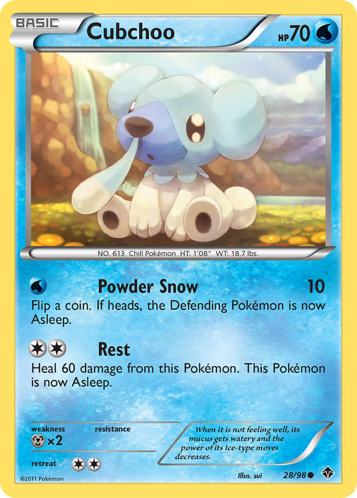 Cubchoo (28/98) [Black & White: Emerging Powers] | Game Haven TX
