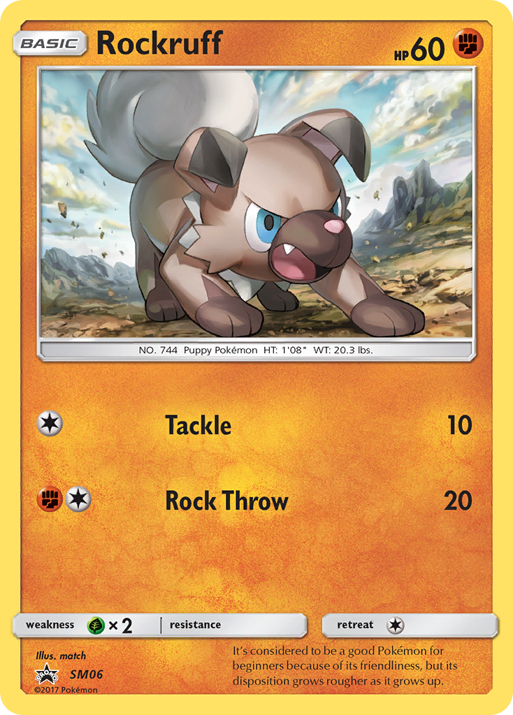 Rockruff (SM06) [Sun & Moon: Black Star Promos] | Game Haven TX