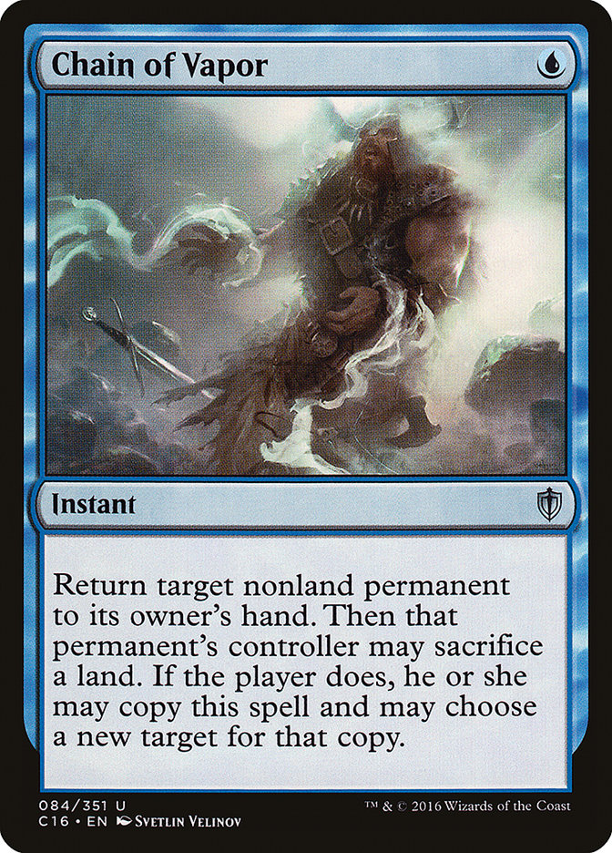 Chain of Vapor [Commander 2016] | Game Haven TX