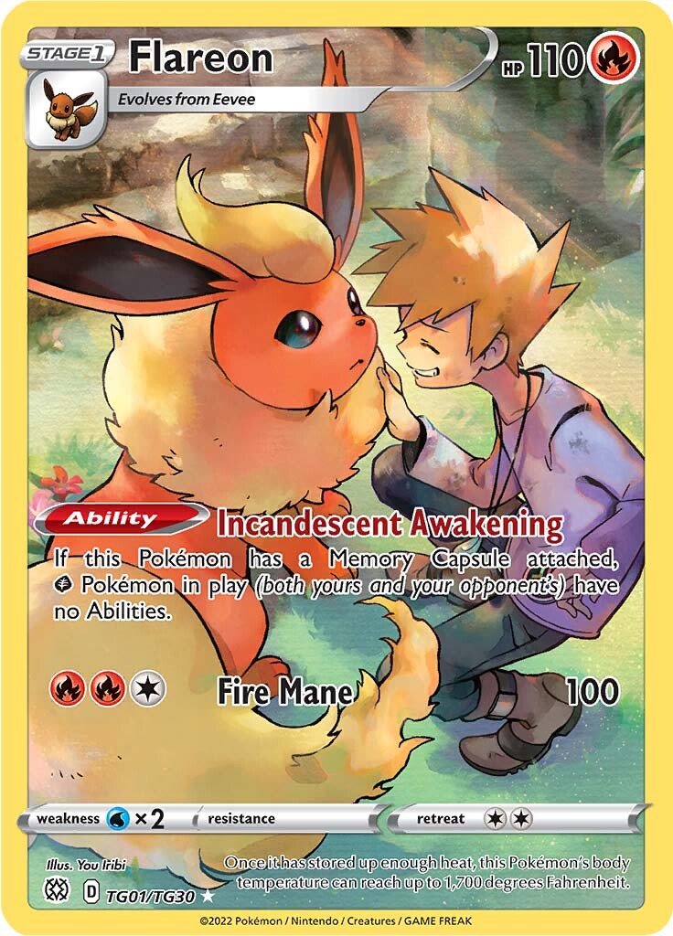Flareon (TG01/TG30) [Sword & Shield: Brilliant Stars] | Game Haven TX