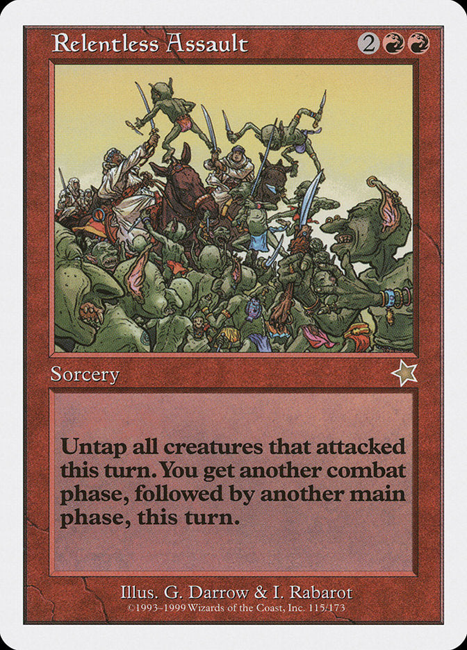 Relentless Assault [Starter 1999] | Game Haven TX