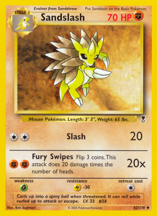 Sandslash (62/110) [Legendary Collection] | Game Haven TX