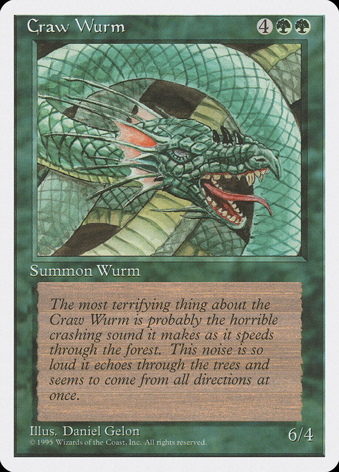 Craw Wurm [Fourth Edition] | Game Haven TX