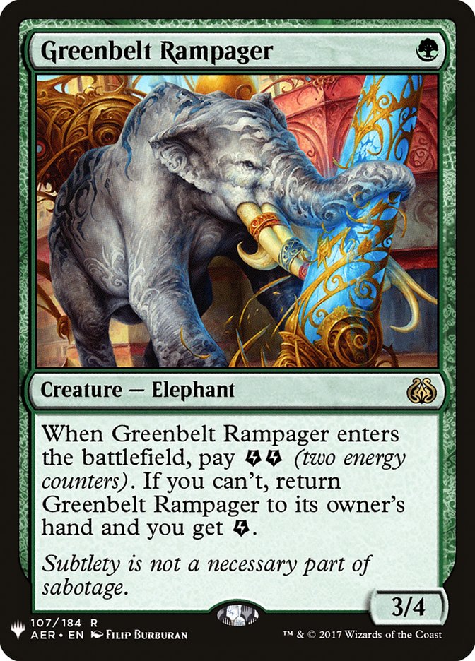 Greenbelt Rampager [Mystery Booster] | Game Haven TX