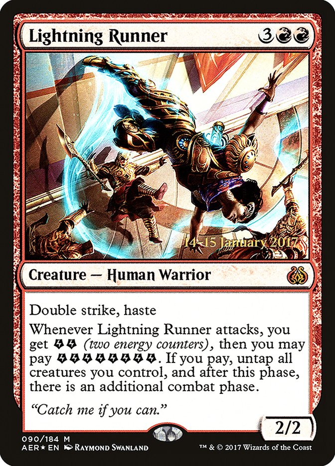 Lightning Runner  [Aether Revolt Prerelease Promos] | Game Haven TX