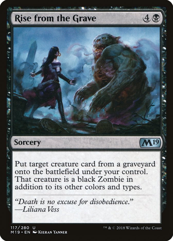 Rise from the Grave [Core Set 2019] | Game Haven TX
