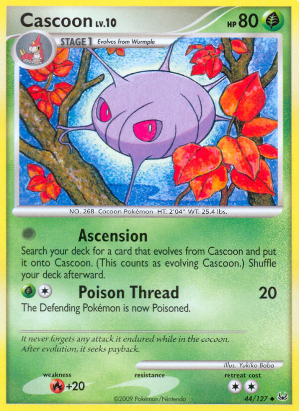 Cascoon (44/127) [Platinum: Base Set] | Game Haven TX