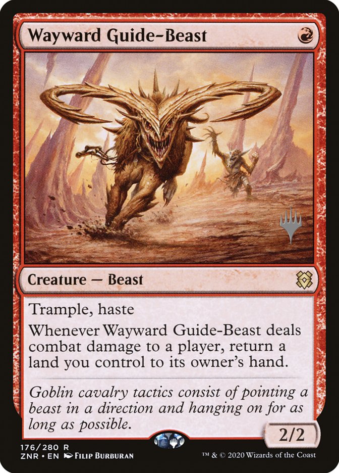 Wayward Guide-Beast (Promo Pack) [Zendikar Rising Promos] | Game Haven TX