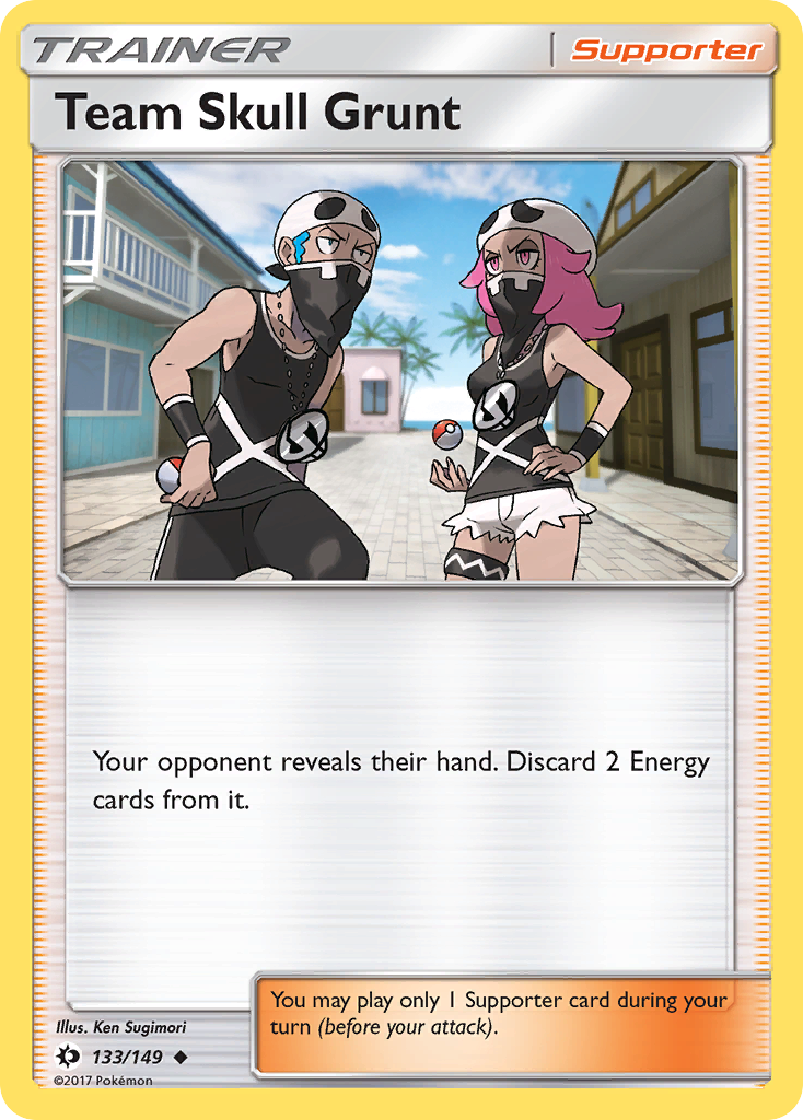 Team Skull Grunt (133/149) [Sun & Moon: Base Set] | Game Haven TX