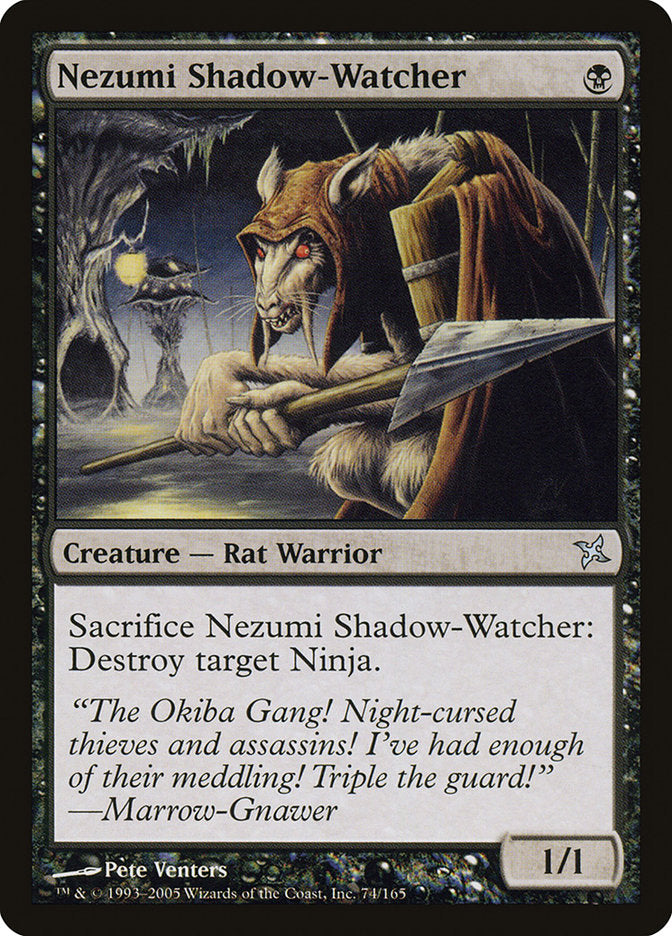 Nezumi Shadow-Watcher [Betrayers of Kamigawa] | Game Haven TX