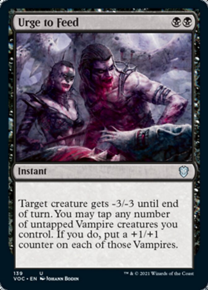 Urge to Feed [Innistrad: Crimson Vow Commander] | Game Haven TX