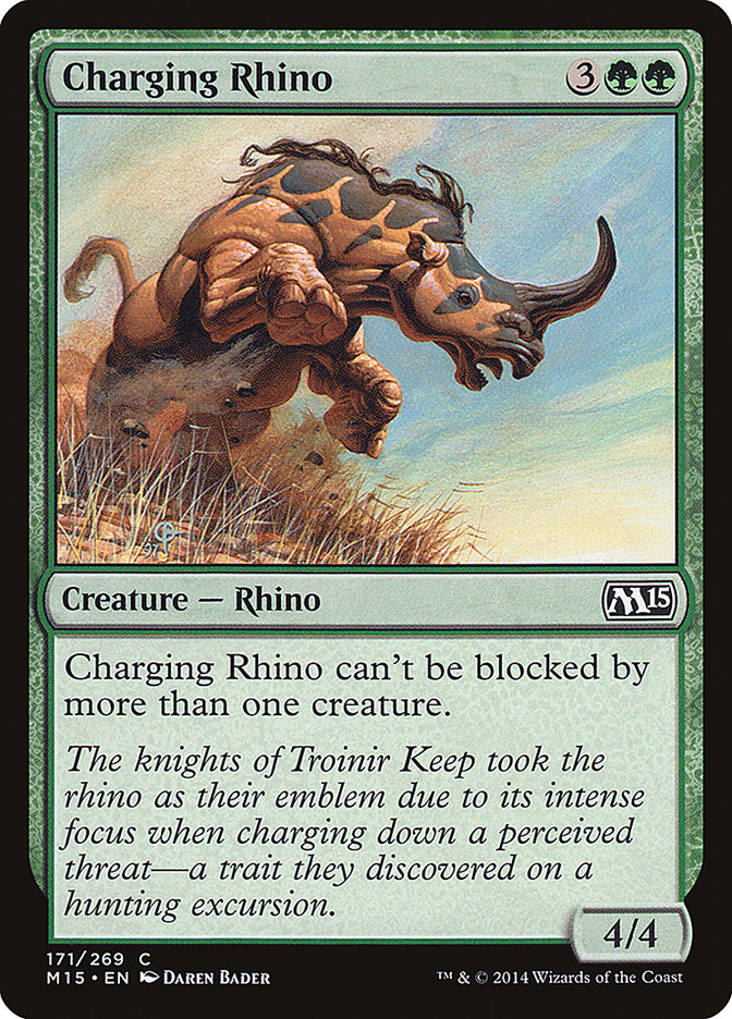 Charging Rhino [Magic 2015] | Game Haven TX