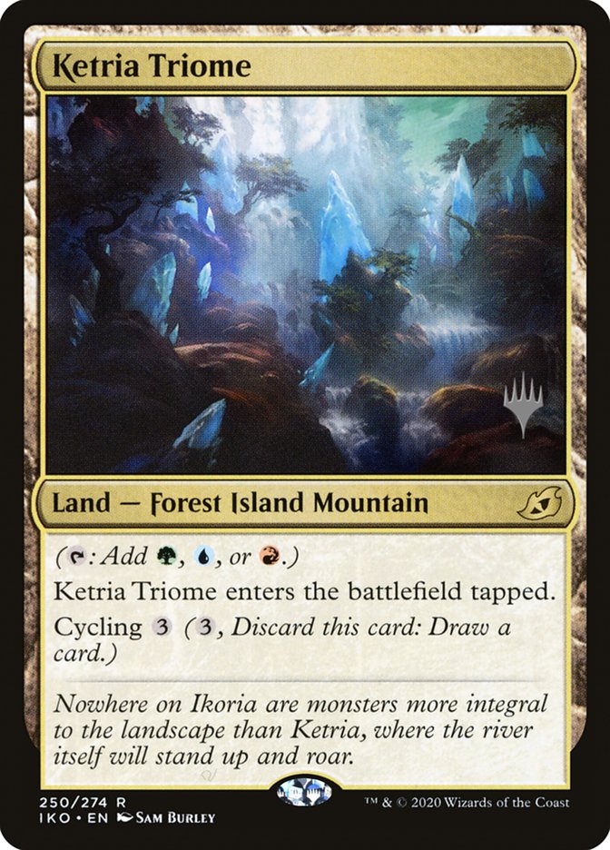 Ketria Triome (Promo Pack) [Ikoria: Lair of Behemoths Promos] | Game Haven TX