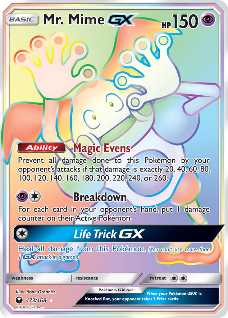 Mr. Mime GX (173/168) [Sun & Moon: Celestial Storm] | Game Haven TX