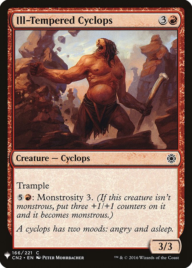 Ill-Tempered Cyclops [Mystery Booster] | Game Haven TX