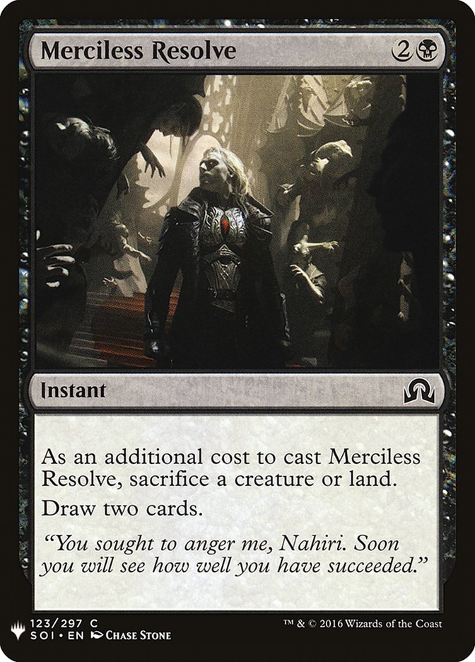 Merciless Resolve [Mystery Booster] | Game Haven TX