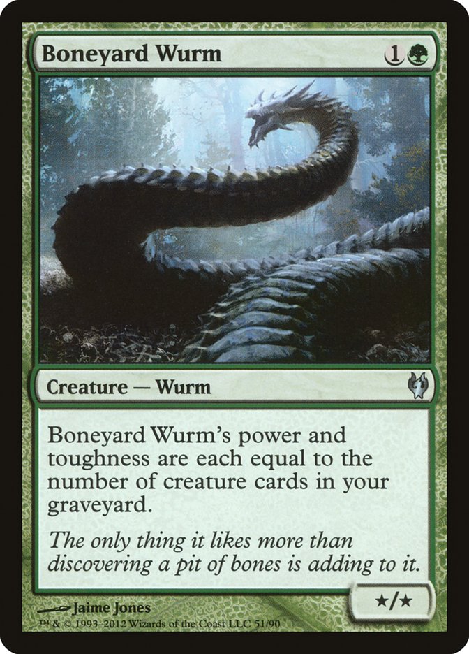 Boneyard Wurm [Duel Decks: Izzet vs. Golgari] | Game Haven TX
