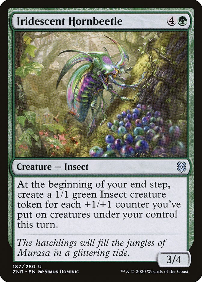 Iridescent Hornbeetle [Zendikar Rising] | Game Haven TX