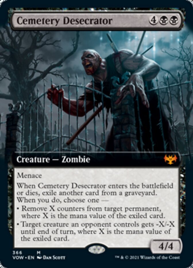 Cemetery Desecrator (Extended) [Innistrad: Crimson Vow] | Game Haven TX