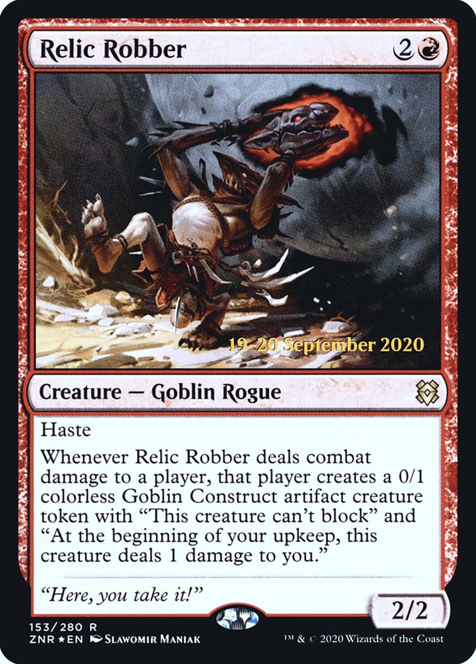 Relic Robber [Zendikar Rising Promos] | Game Haven TX