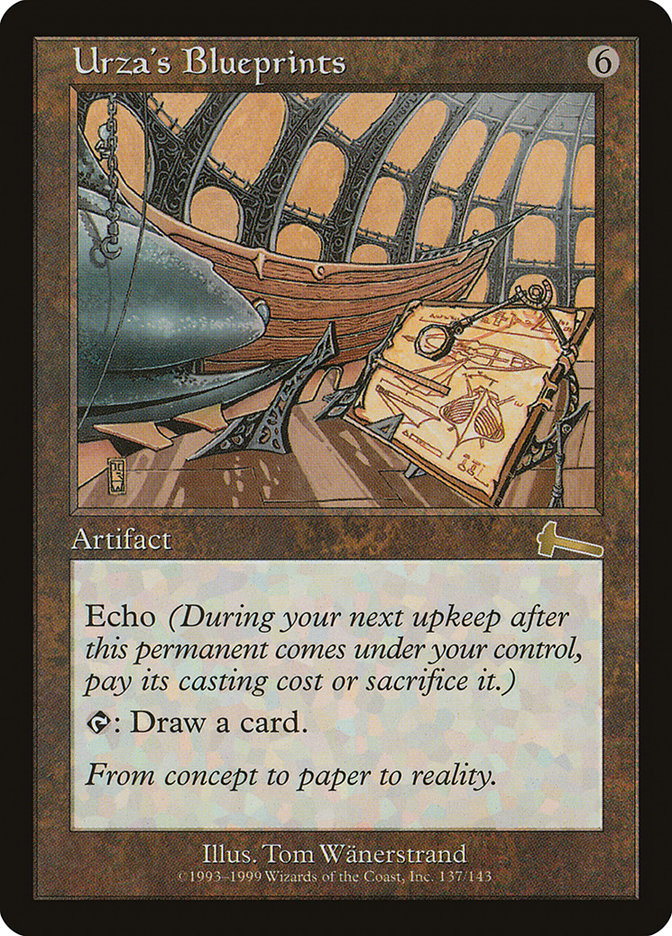 Urza's Blueprints [Urza's Legacy] | Game Haven TX