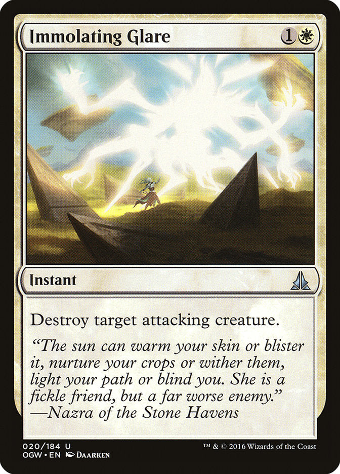Immolating Glare [Oath of the Gatewatch] | Game Haven TX