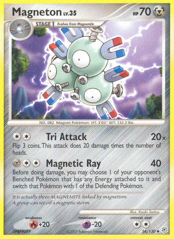 Magneton (54/130) [Diamond & Pearl: Base Set] | Game Haven TX