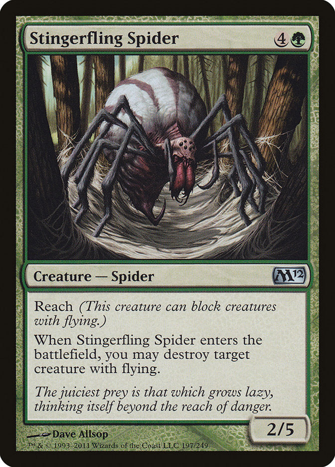 Stingerfling Spider [Magic 2012] | Game Haven TX