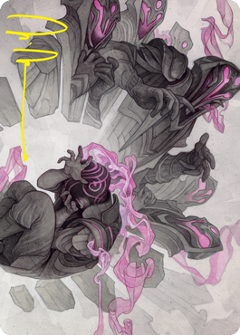 Rise of Extus Art Card (Gold-Stamped Signature) [Strixhaven: School of Mages Art Series] | Game Haven TX