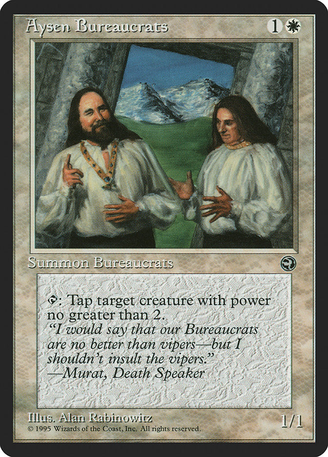 Aysen Bureaucrats (Murat Flavor Text) [Homelands] | Game Haven TX