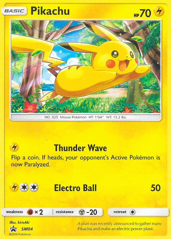Pikachu (SM04) [Sun & Moon: Black Star Promos] | Game Haven TX