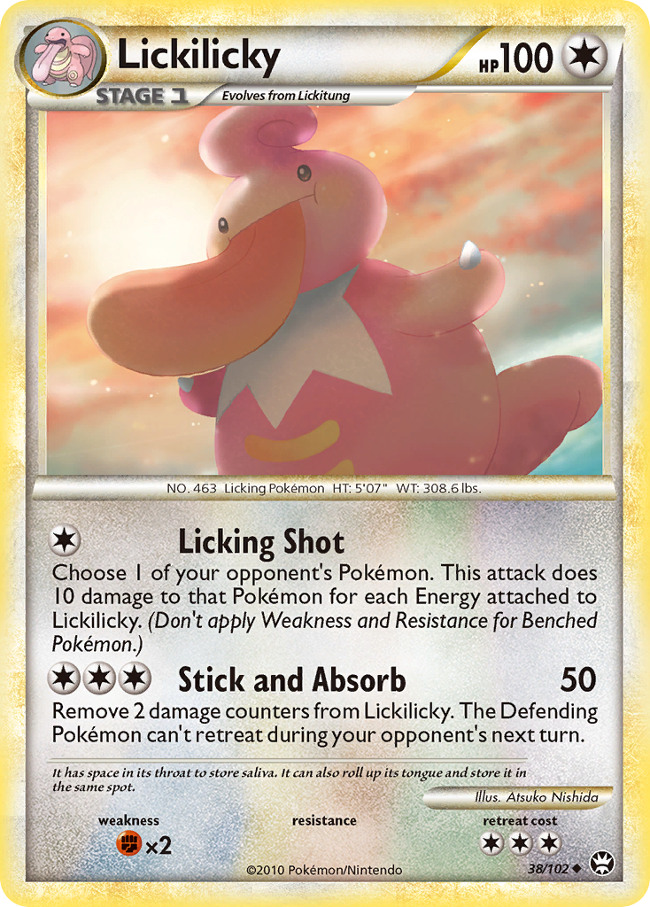 Lickilicky (38/102) [HeartGold & SoulSilver: Triumphant] | Game Haven TX