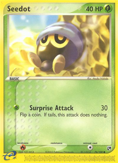 Seedot (76/100) [EX: Sandstorm] | Game Haven TX