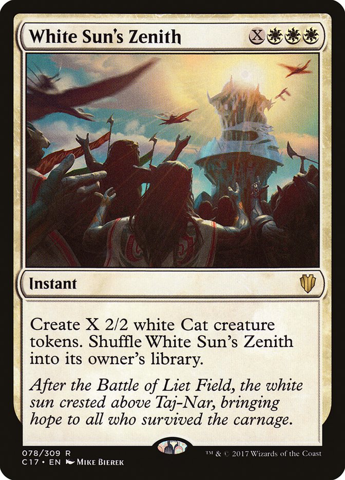 White Sun's Zenith [Commander 2017] | Game Haven TX