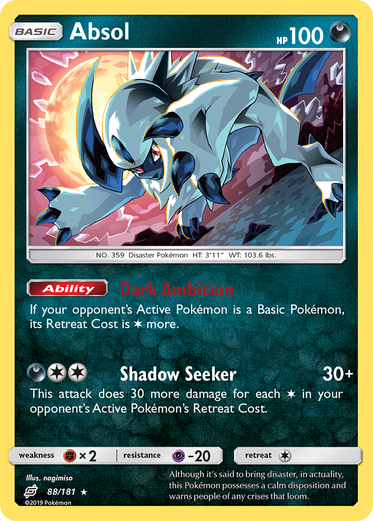 Absol (88/181) [Sun & Moon: Team Up] | Game Haven TX
