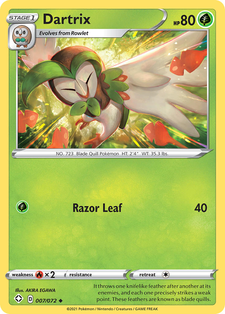 Dartrix (007/072) [Sword & Shield: Shining Fates] | Game Haven TX