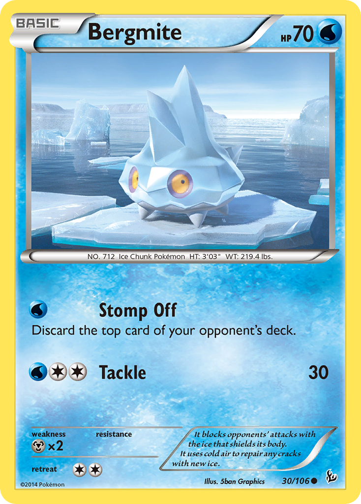 Bergmite (30/106) [XY: Flashfire] | Game Haven TX